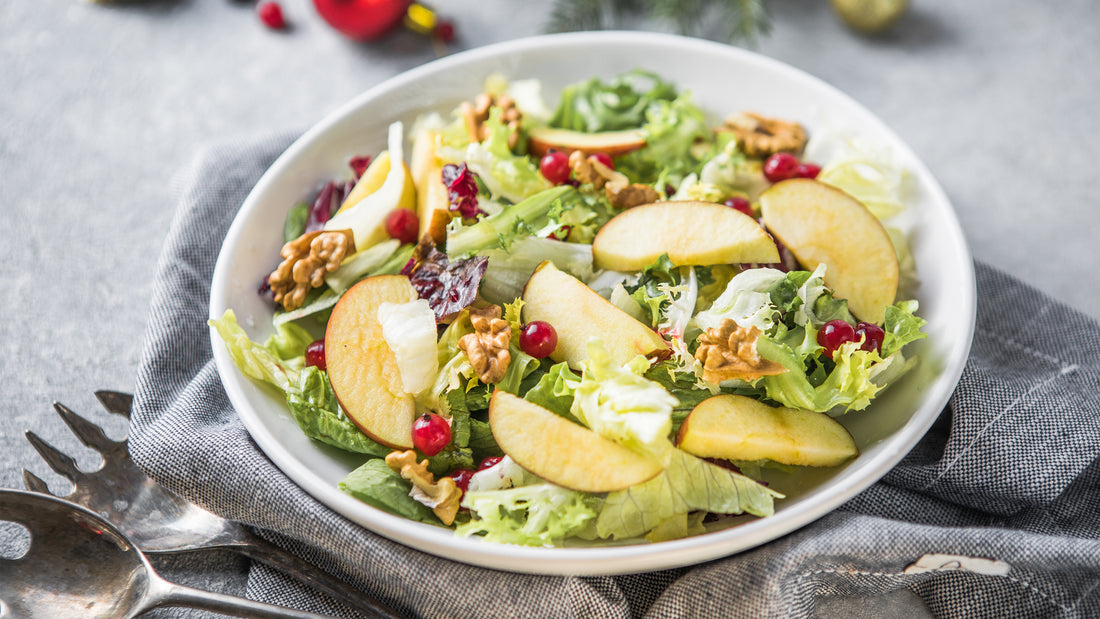 Ensalada Navideña con Manzana