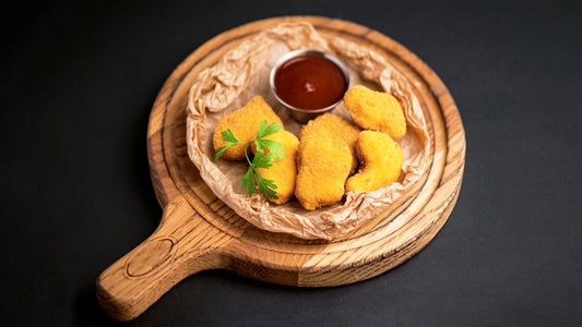 Nuggets de pollo en freidora de aire